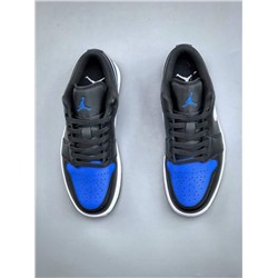 Кроссовки Nik*e Air Jordan 1 Low OG AJ1 Joe 1 black и blue