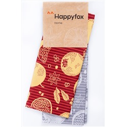 Набор полотенец из рогожки с петельками 2 шт Happy Fox Home