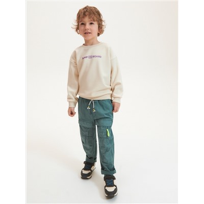 Hose aus Materialmix