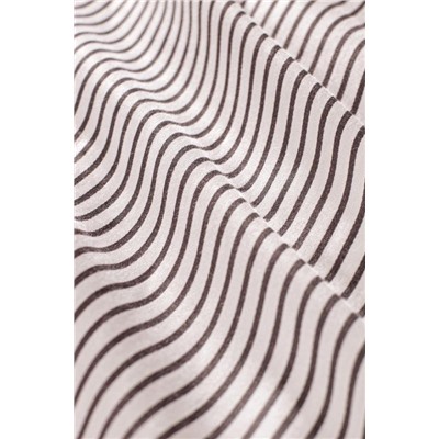 Leal King Size %100 Pamuk 208 TC Baskılı Saten Nevresim Takımı - Mürdüm/Beyaz