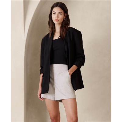 Linen-Blend Easy Short