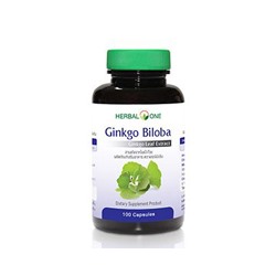 БАД "Гинкго билоба" от Herbal one 100 капсул / Herbal One Ginkgo biloba 100 caps