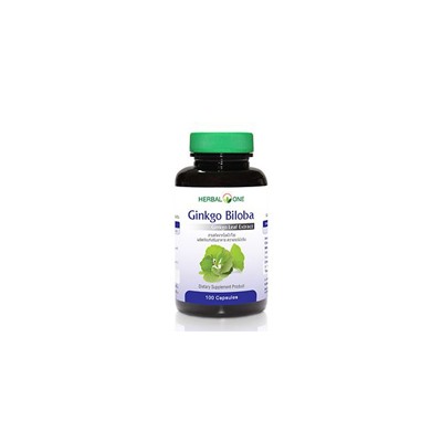 БАД "Гинкго билоба" от Herbal one 100 капсул / Herbal One Ginkgo biloba 100 caps
