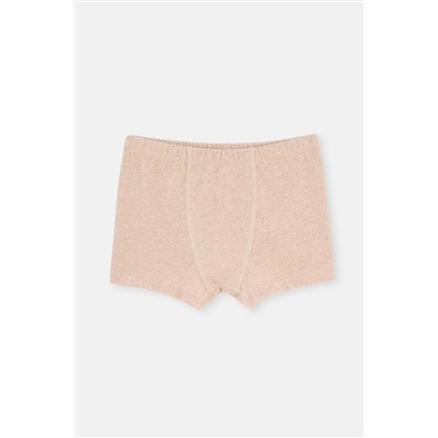 Dagi Bej Melanj - Kahve Melanj 2'Li Erkek Çocuk Pamuk Boxer 23SB28154TA_665