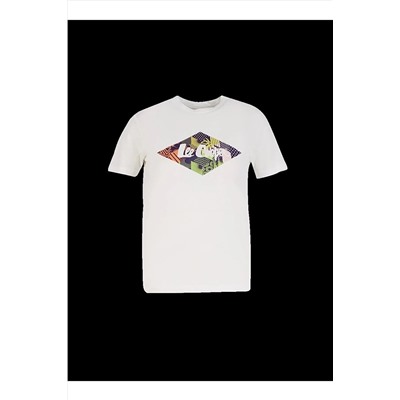 Lee Cooper Leoni Kadın Bisiklet Yaka T-shirt Off White 222 LCF 242023