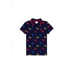 Erkek Çocuk Lacivert Polo Yaka Tişört