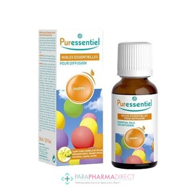 Puressentiel Huiles Essentielles pour Diffusion - Happy 30 ml