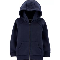 Zip-Up Fleece-Lined Hoodie