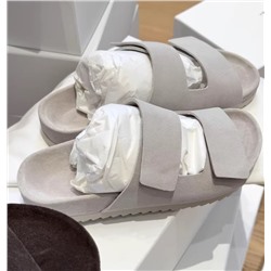 Новые повседневные замшевые тапочки Birkenstoc*k удобные (натуральная замша)
