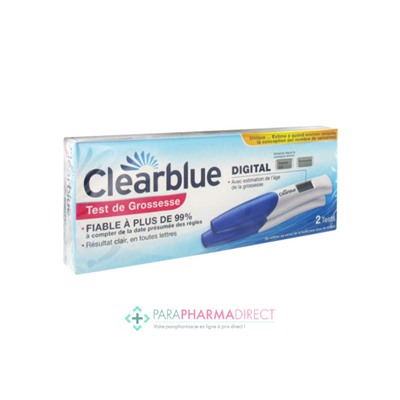 Clearblue Digital Tests de Grossesse avec Estimation Age de Grossesse x2