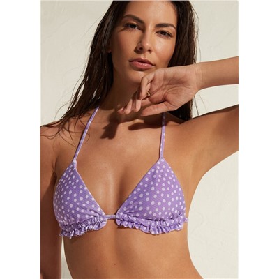 Triangel-Bikinioberteil mit verschiebbaren Cups Cipro
