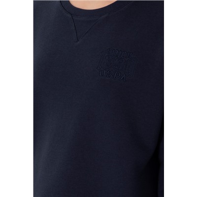 Kadın Lacivert Bisiklet Yaka Sweatshirt