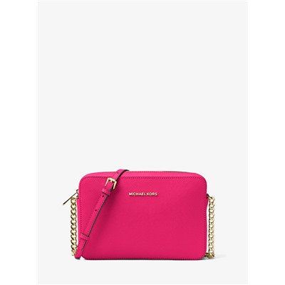MICHAEL MICHAEL KORS Jet Set Large Saffiano Leather Crossbody