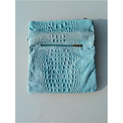 Итальянская сумка из натуральной кожи AB.Z · Pelle · 22-07 COCO (280) acuario РАСПРОДАЖА