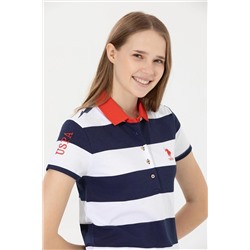 Kadın Lacivert Polo Yaka Tişört