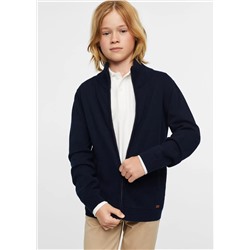 Cárdigan punto cremallera -  Niño | MANGO OUTLET España