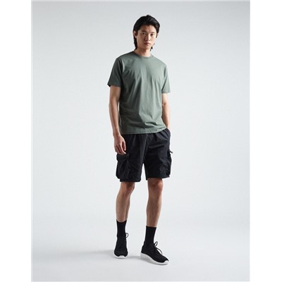 Technical Cargo Shorts, Men, Black