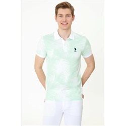Erkek Mint Polo Yaka Tişört