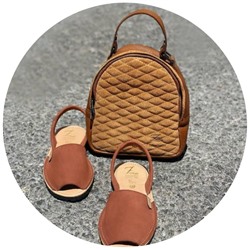 AB.ZAPATOS · 503-8 · NOB · brandy+AB.Z · Pelle · mochila 421 (650) CUERO АКЦИЯ