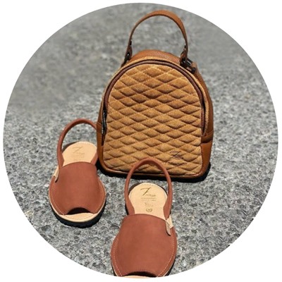 AB.ZAPATOS · 503-8 · NOB · brandy+AB.Z · Pelle · mochila 421 (650) CUERO АКЦИЯ