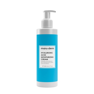 [MARU.DERM] Крем для лица увлажняющий ГИАЛУРОНОВАЯ КИСЛОТА Hyaluronic Acid Moisturizer Cream, 200 мл