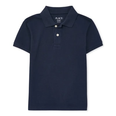 Boys Uniform Pique Polo