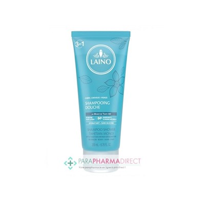 Laino Shampooing Douche Hydratant Monoi de Tahiti Cheveux & Corps 200ml