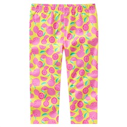 Mädchen Capri-Leggings mit Früchten allover