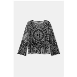 Camiseta avolantada mandalas