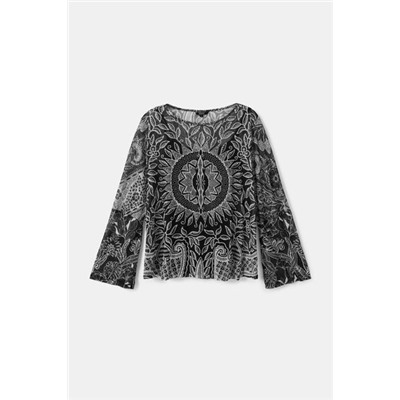 Camiseta avolantada mandalas