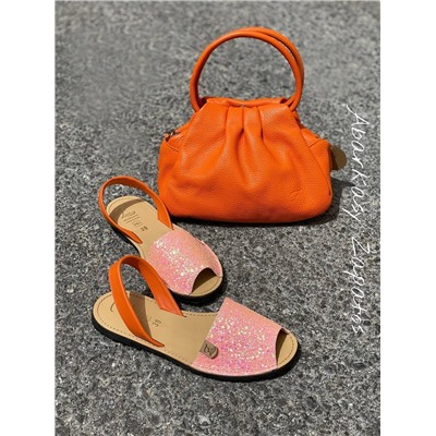 AB. Zapatos 320-5 Buble+PELLE · LUX mandarina