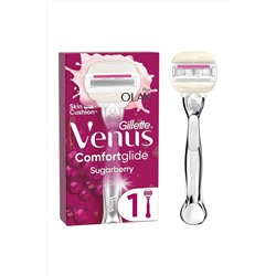 Gillette, Venus Comfort Glide Sugarberry Tıraş Makinesi + Yedek Başlık