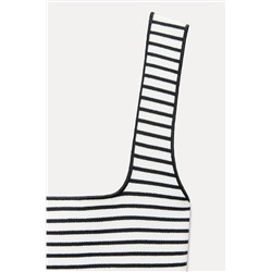 STRETCH KNIT MIDI DRESS