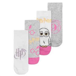 Harry Potter "Hedwig Mix" Damen Sneaker Socken 4 Paar 013331