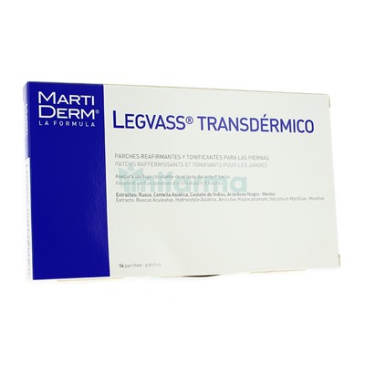 Legvass Parches Transdermicos Martiderm 14ud
