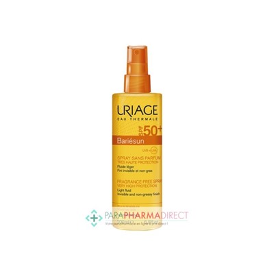 Uriage Bariésun Spray Solaire Sans Parfum SPF50+ 200ml