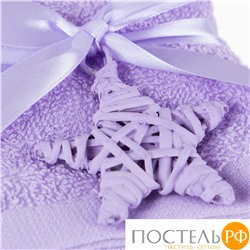 Подарочное полотенце Arya 30X30 4 Пр. Poly Лиловый