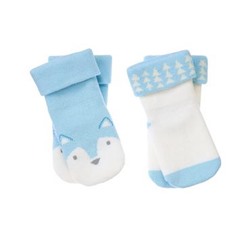 Wolf & Geo Socks