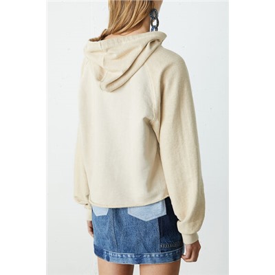 Sudadera corta algodón reciclado