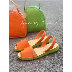 AB.ZAPATOS · 3201 naranja+AB.Z · Pelle · mochila NAPA (630) Naranja-PISTACHO