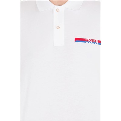 Erkek Beyaz Oversize Polo Yaka Tişört