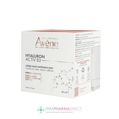 Avène Hyaluron Activ B3 Crème Multi-Intensive Nuit 40 ml
