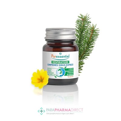 Puressentiel Respiratoire Comprimés Sinus Express 15 comprimés
