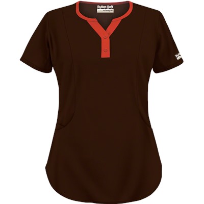 Butter-Soft Scrubs by UA™ Jewel Neck Top
