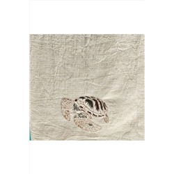 shules collection, KAPLUMBAĞA  Nakişli Özel Tasarim  Müslin Peştemal, Plaj Havlusu, Banyo Havlusu