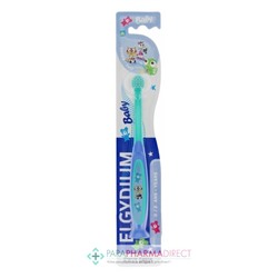 Elgydium Baby Brosse à Dents Bleue Souple 0/2 ans