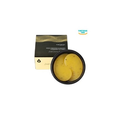 Gold Cocoon & Salmon Hydrogel Eye Patch, Патчи для век с экстрактом золотого кокона и икры лосося