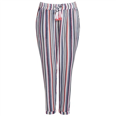Damen Hose bunt gestreift