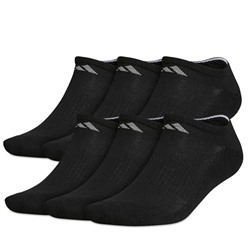 adidas Men's Cushioned Athletic 6-Pack No Show Socks