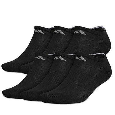 adidas Men's Cushioned Athletic 6-Pack No Show Socks
